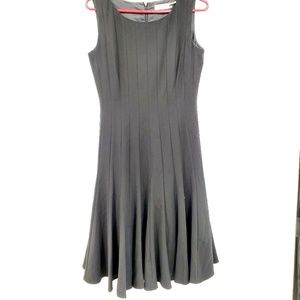 Calvin klein dress 4 midi pleated flare sleevless